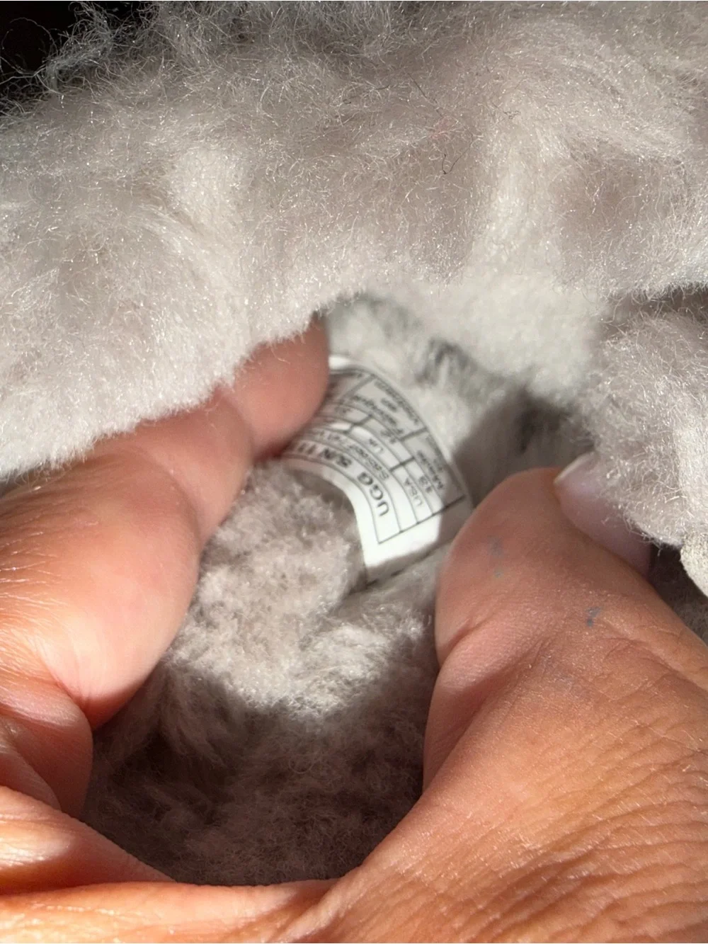 UGG Kids Silver/Grey Bow Back Shearling Boots